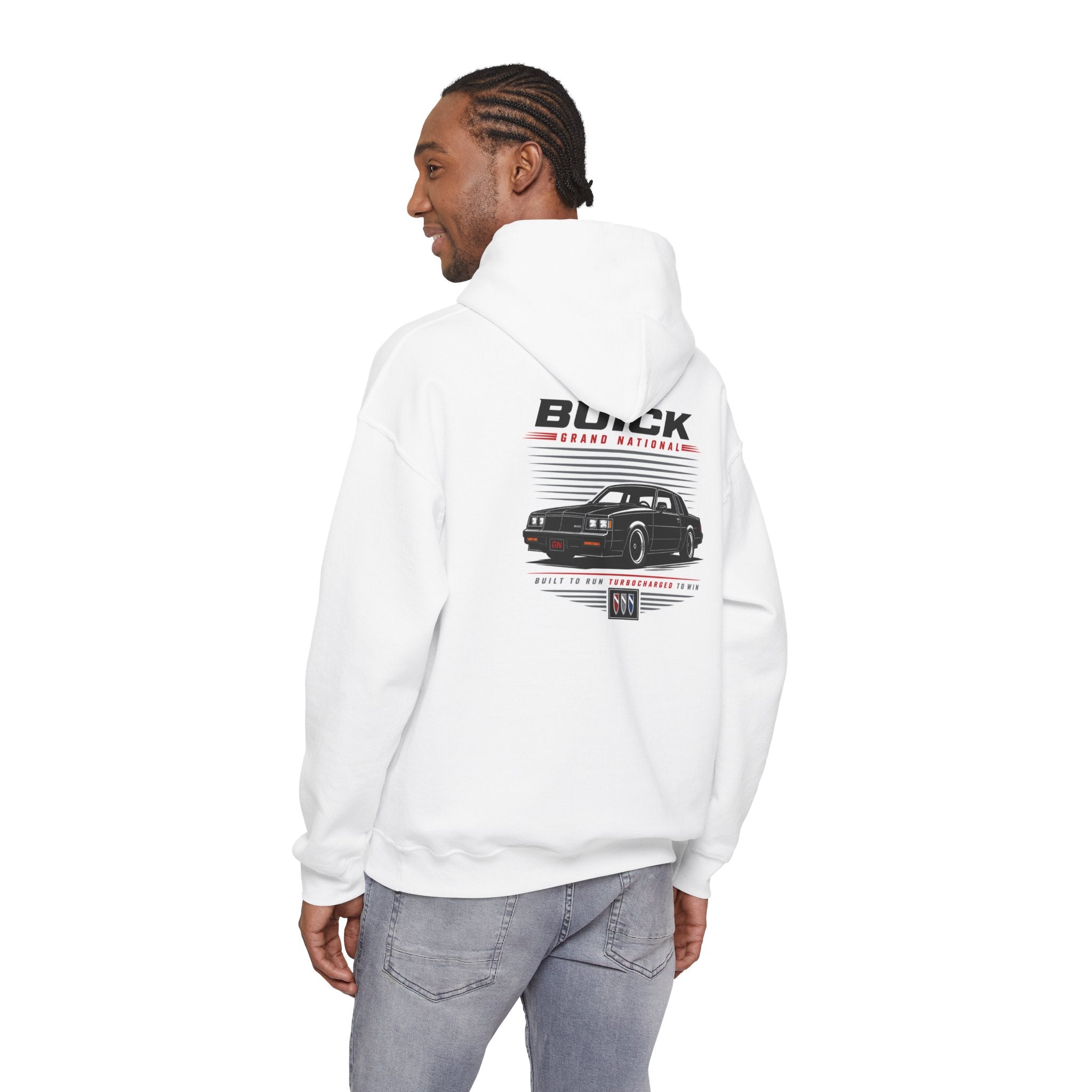 Buick Grand National graphic Hoodie | Vintage Black GNX car design