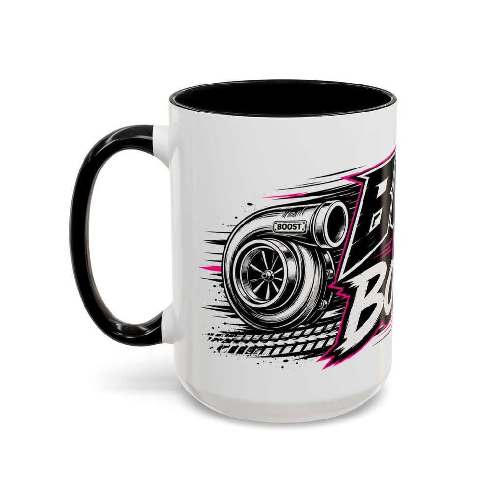 Copy of Built Not Bought Coffee Mug — Mechanics, Car Enthusiast Garage Mug, Pink Details (11/15oz)