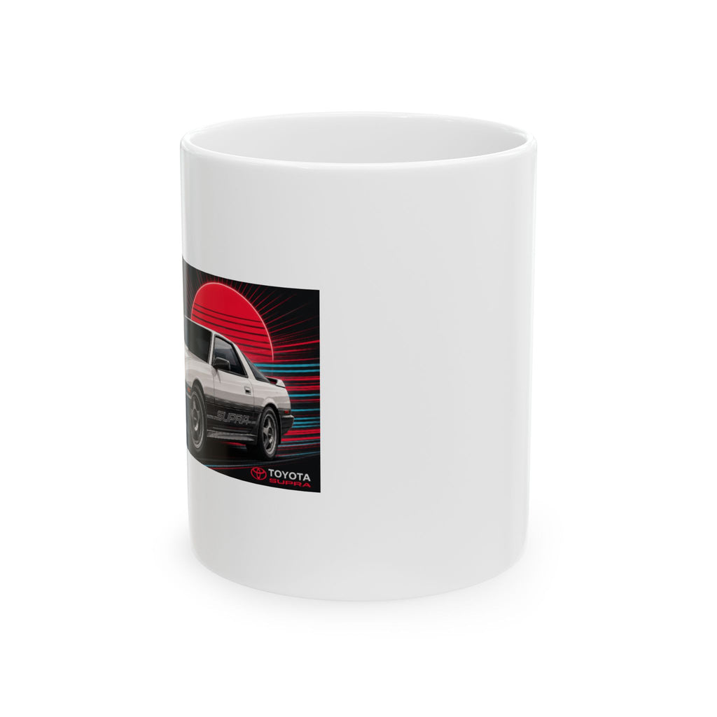 1987 Toyota Supra Illustration Mug | Retro JDM Car Sunrise