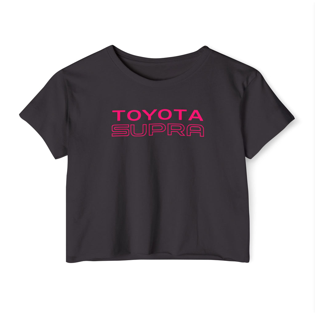 Toyota Supra Nightcity Crop Top | Neon Car Graphic