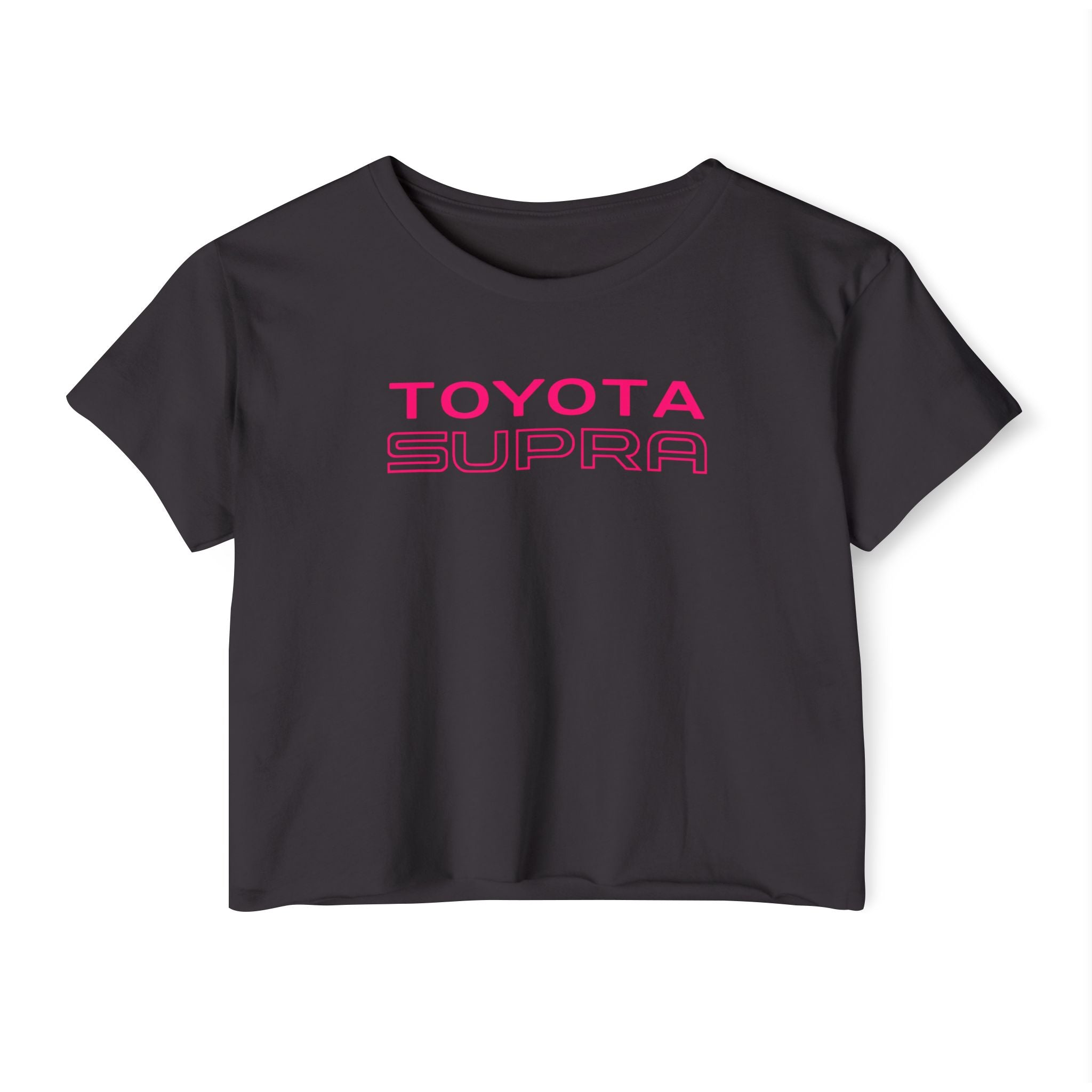 Toyota Supra Nightcity Crop Top | Neon Car Graphic