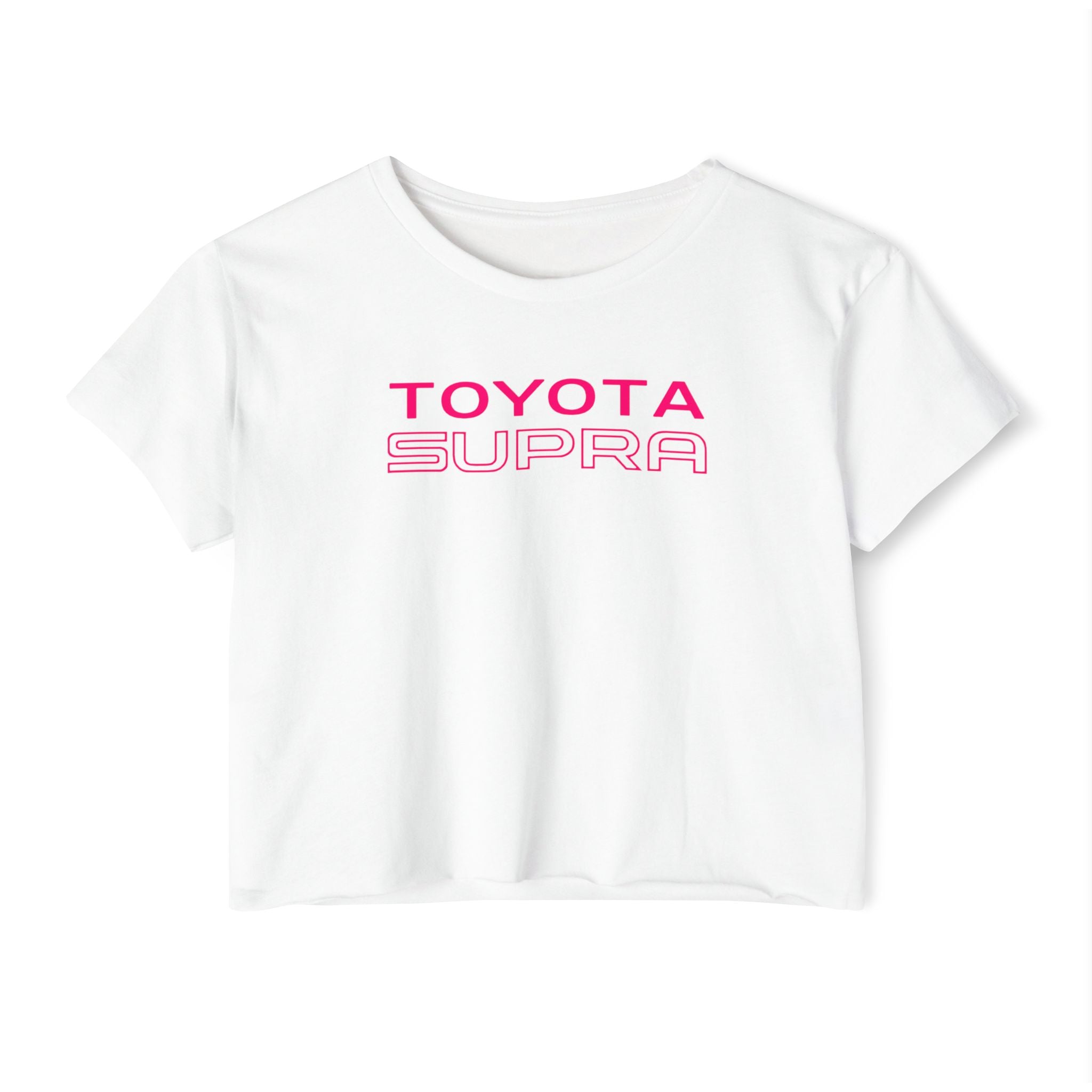 Toyota Supra Nightcity Crop Top | Neon Car Graphic