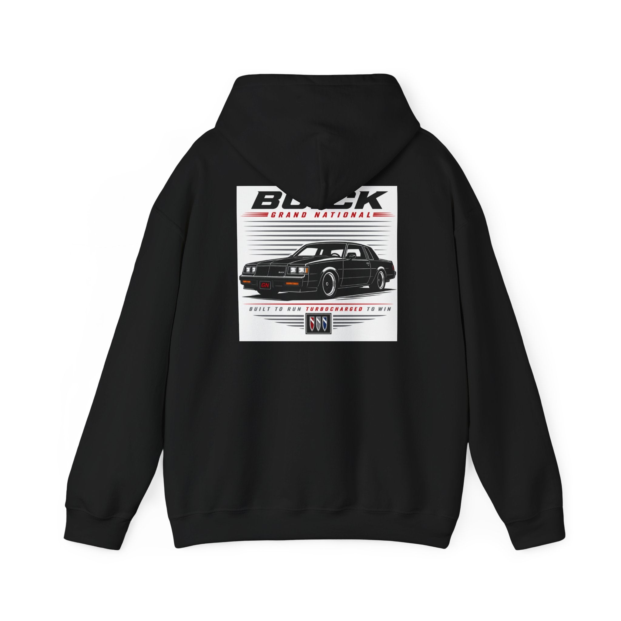 Buick Grand National graphic Hoodie | Vintage Black GNX car design