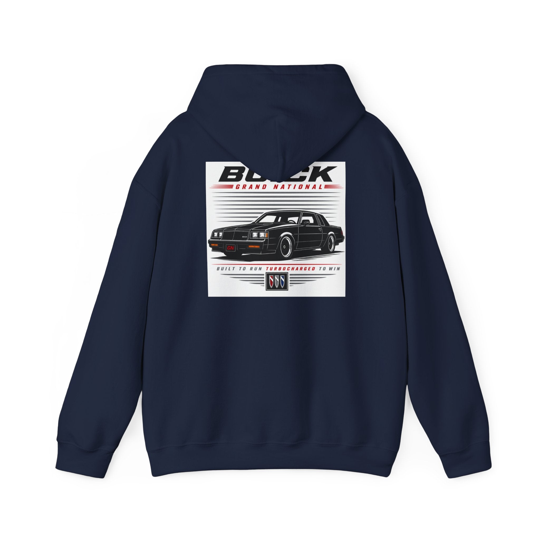 Buick Grand National graphic Hoodie | Vintage Black GNX car design