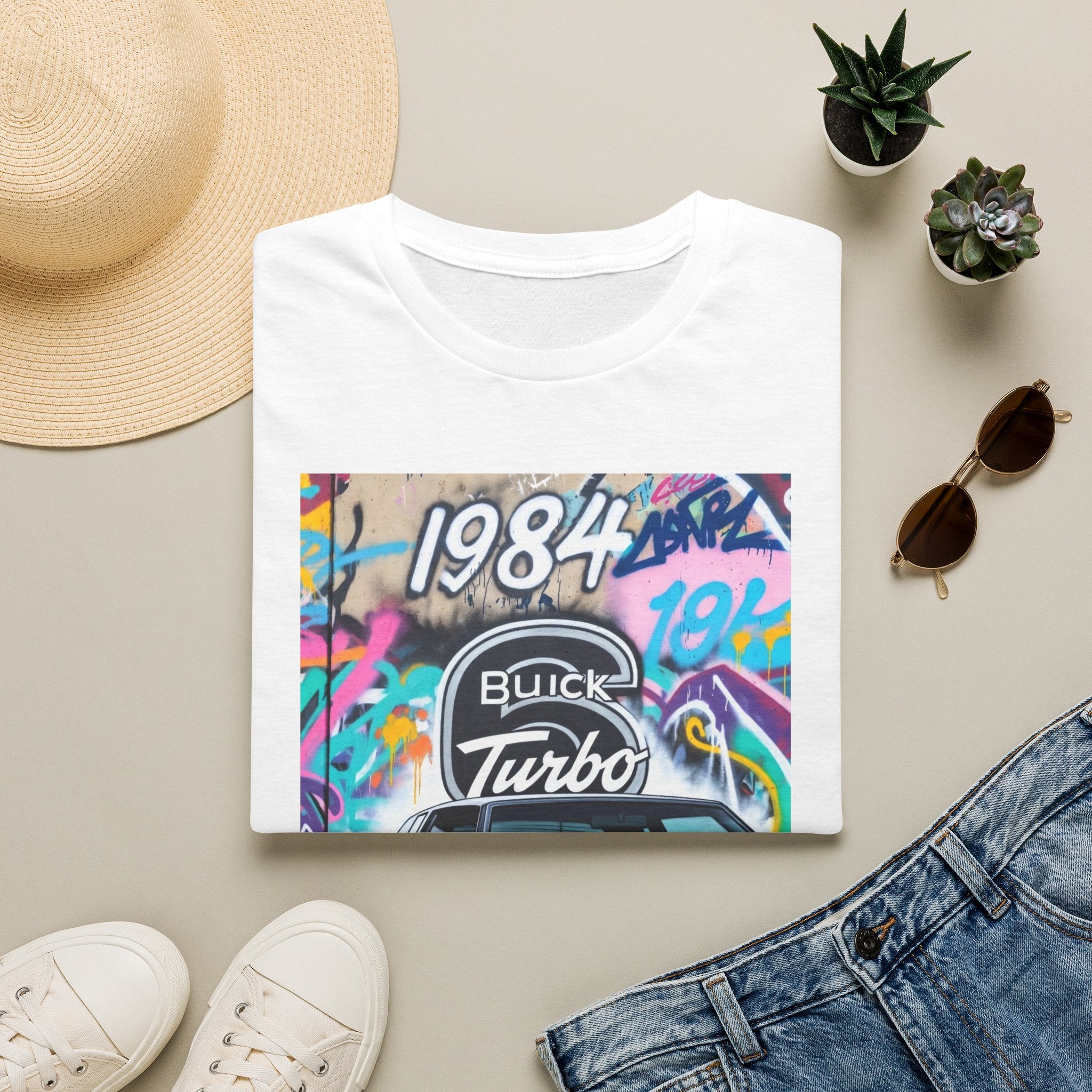 1984 Buick Turbo Car T-Shirt | Vintage Graffiti Auto Tee
