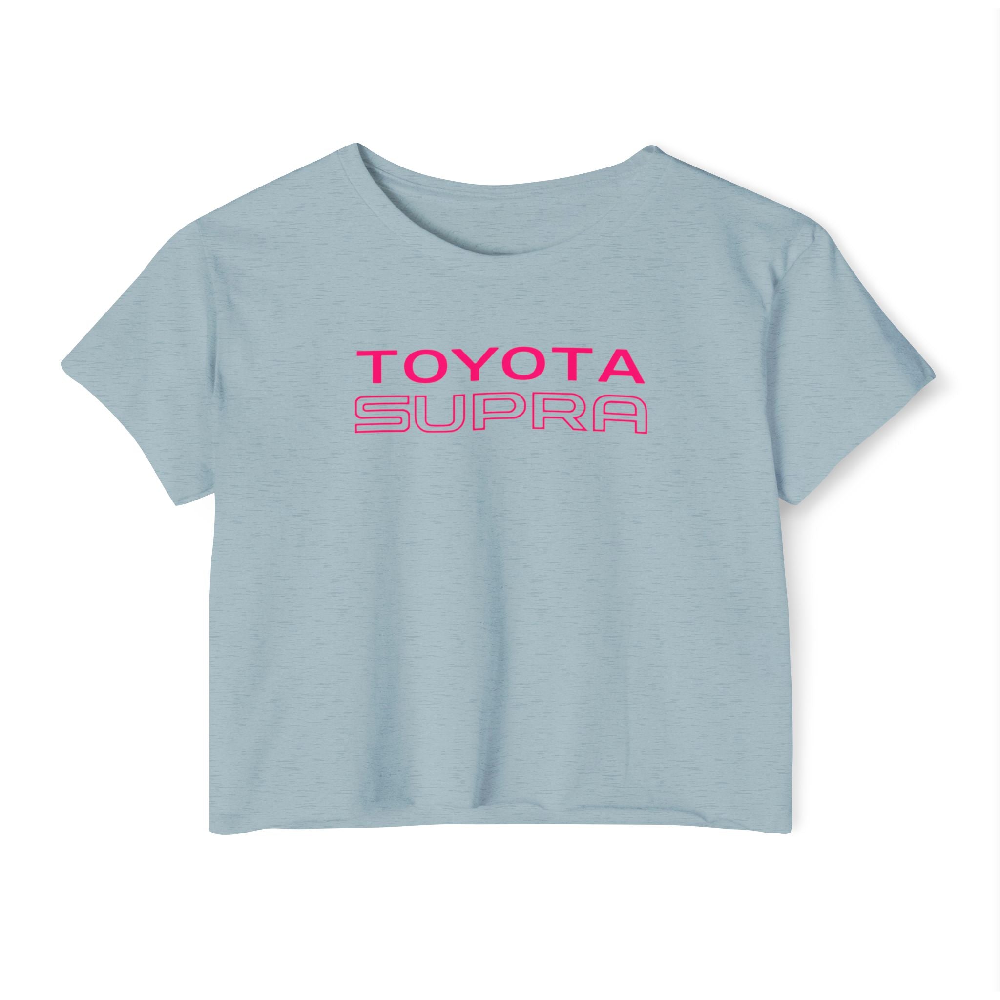 Toyota Supra Nightcity Crop Top | Neon Car Graphic